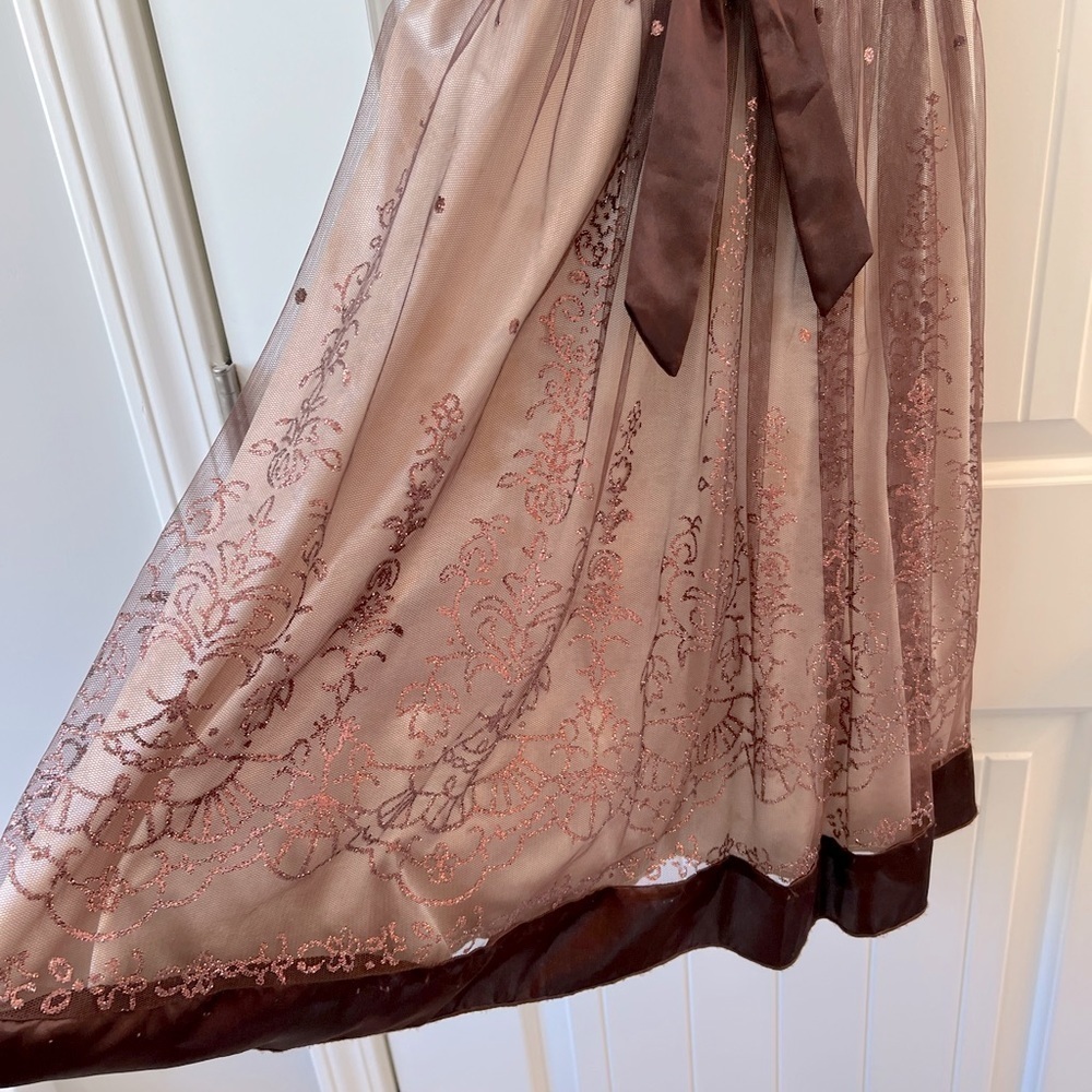 My Michelle Brown Formal Dress Size 12 - Picture 4 of 10